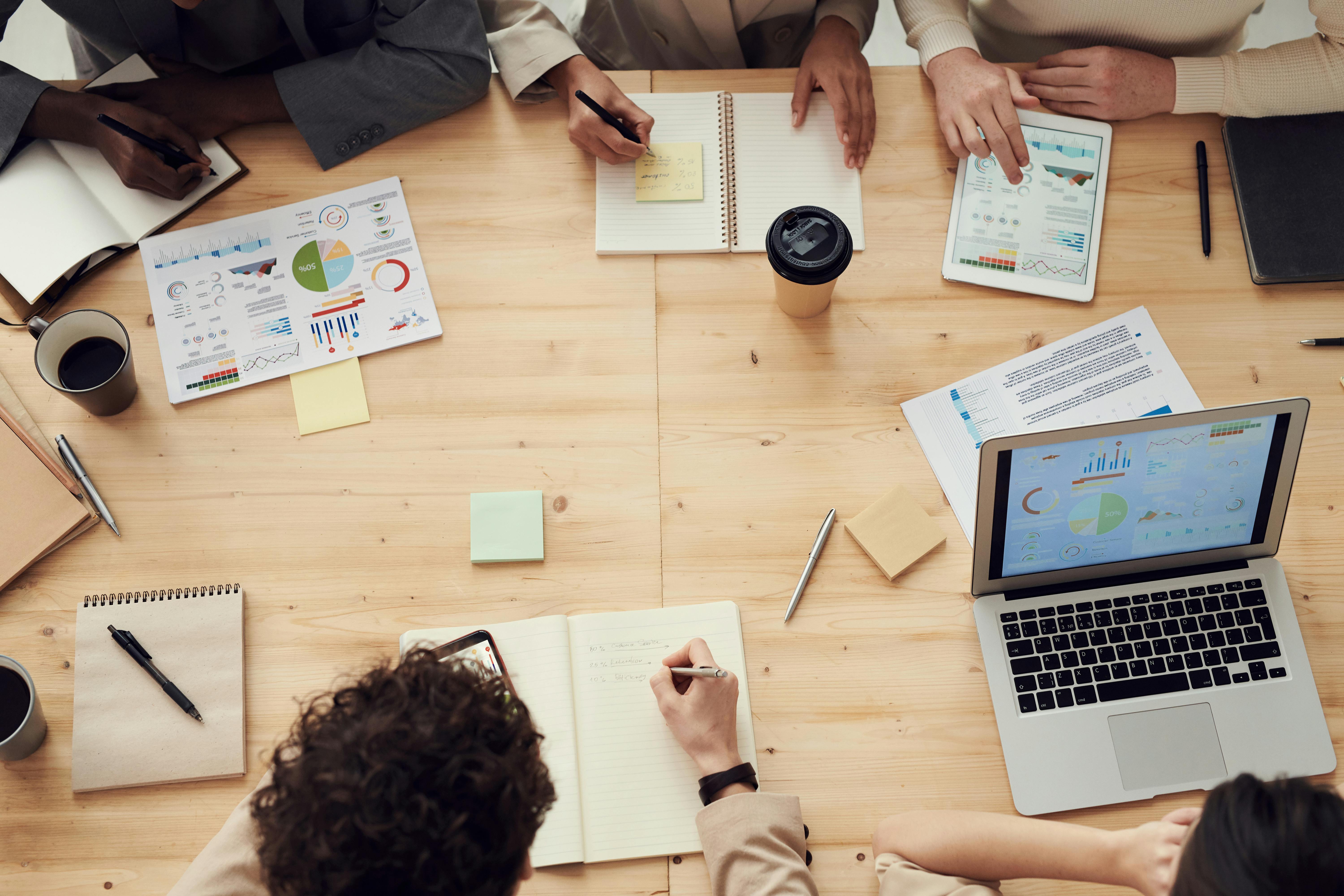 picture showing a team having a meeting